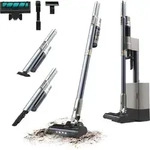 Cecotec A01_EU01_101702, 2-in-1-Stabstaubsauger, Beutellos, Schwarz, Rechteckig,