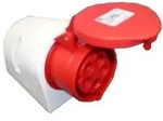 Elektra Tailfingen Cekon-Wandsteckdose CO 516/6H - Rot
