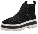 Tamaris Damen Stiefelette Leder bequem; BLACK, EU 36 - Schwarz - 36