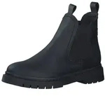 Tamaris Damen Chelsea Boots/ Stiefeletten Schwarz Glattleder Gr&ouml;&szlig;e: 36 - Schwarz -
