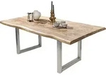 SIT M&ouml;bel Esstisch mit Baumkante | 160 cm | Tischplatte Mango-Holz natur 