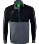 Erima Six Wings Worker Jacke Schiefergrau/Schwarz Junior - Grau - 164