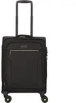 d&n Travel Line 9704 4 Rollen Kabinentrolley S 55 cm mit Dehnfalte - Schwarz