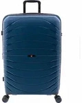 Gladiator 3400 4 Rollen Trolley 76 cm mit Dehnfalte - Blau
