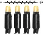 Star Trading 491-01-1, 98 Lampen, LED, Warmwei&szlig;, 2400 K, 97 lm, 20000 h - Schwarz