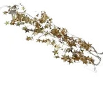 LED Sternen Lichterkette 1m in Gold oder Kupfer, Farbe:gold - Gold