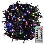 MONZANA&reg; 400 LED Lichterkette 40m mit Fernbedienung Timer Innen Au&szlig;en 8 Modi