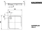 Kaldewei 447048042667 DW SUPERPLAN mit Wannentr&auml;ger - Grau