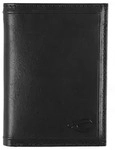 camel active Wood Geldb&ouml;rse RFID Schutz Leder 8 cm - Schwarz
