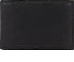 camel active Wood Geldb&ouml;rse RFID Schutz Leder 10.5 cm - Schwarz