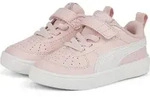 Kinderturnschuhe Puma Puma Rickie AC Inf 5 Hellrosa / Wei&szlig; - Wei&szlig; - 22