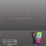 Paul Neuhaus LED Pendelleuchte Q-ARIAN Pendellampe mit beleuchtetem Deckenkasten, CCT