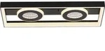 Paul Neuhaus Deckenleuchte TRAFORO LBH 45x20x6.20 cm schwarz Deckenlampe - Schwarz
