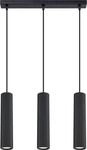 Pendelleuchte KARBON 3L schwarz 3xGU10 10W Aluminium 98x6.5x45cm Sollux Lighting
