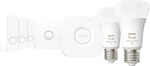 Philips Secure Starter-Set: E27 Lampe A60 2er-Pack 1100 + Kontaktsensoren 3er-Pack