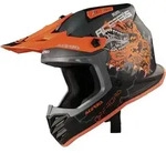 Motocross Kinderhelm ACERBIS Profile Junior Mattschwarzorange gr&ouml;&szlig;e JS