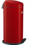 Wesco Abfallsammler Capboy Maxi Base, Tretabfallsammler, M&uuml;lleimer, Rot, Stahlblech,