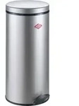 WESCO 127531-11 GASTRO Tretabfallsammler 127 in SILBER mit 22 Liter Volumen /