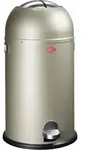 WESCO Tretabfalleimer 184631-03 KICKMASTER in NEUSILBER mit 33 Liter Volumen /