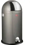 WESCO Tretabfalleimer 177731-13 KICKBOY in Graphit mit 40 Liter Volumen /