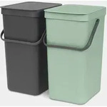 Brabantia Sort & Go, 520 mm, 370 mm, 430 mm, 2,7 kg - Gr&uuml;n/Grau