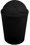 MSV AKO Abfalleimer mit Klappdeckel, 5,5 l, kompaktes Design, ideal f&uuml;r Bad...