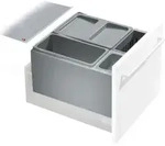 Hailo Abfallsammler 3630451 XX Inset Aufsatz XXL 18 + 12 + 4.1 Liter