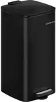 Songmics M&uuml;lleimer K&uuml;che 30L Stahl Tintenschwarz - Schwarz