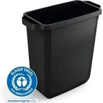DURABLE Abfallbeh&auml;lter DURABIN60L, Blauer Engel, schwarz - Schwarz