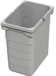 Ninka Abfallsammler 7 Liter alugrau &ndash; Einbau-Abfalleimer, Modell 5076 - Grau