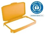 DURABLE Klappdeckel f&uuml;r DURABIN&reg; 60L rechteckig, 1800500030 gelb - Gelb