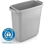 DURABLE Abfallbeh&auml;lter DURABIN 60L, Blauer Engel, 1800503050 grau - Grau