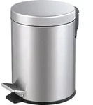 Primaster Treteimer 5 l Classic Edelstahl matt