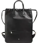 DuDu Ellesmere City Rucksack Leder 44 cm - Schwarz