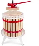 Obstpresse, Weinpresse, Apfelpresse - Korb aus Holz 12 l