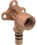 Geberit GE Mepla Anschlusswinkel einfach, 90&deg;, d20mm x Rp1/2, L&auml;nge 3,6 cm, 1 Stk.