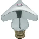 Grohe Oberteil 3/8 ́ ́ mit Trecorn-Griff, Markierung rot chrom - 45967000 - Silber