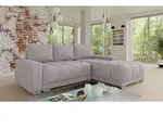 Ecksofa Pavo mit Schlaffunktion und Bettkasten - L-Form Couch mit...