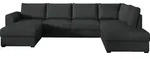 MIRJAN24 Ecksofa Wilma, Eckcouch vom Hersteller, U-Form Schlafsofa, Stilvoll