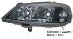 Van Wezel Scheinwerfer links mit schwarzem Rahmen f&uuml;r Opel Astra G