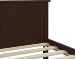vidaXL Massivholzbett Dunkelbraun Kiefer 160x200 cm - Braun