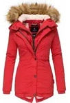 Marikoo Akira Damen Winter Parka Mantel mit Kapuze Kunstfellkragen Teddyfell Jacke