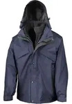 Result R68X | 3-in-1 Zip & Clip Jacket - Farbe: Navy - Gr&ouml;&szlig;e: L - Blau - L