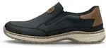 Rieker Herren-Slipper Blau-Braun, Farbe:blau, EU Gr&ouml;&szlig;e:40 - Blau - 40