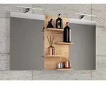 VCM Badspiegel rahmenlos | Wandspiegel mit Ablagef&auml;cher | modernes Design | Ma&szlig;e