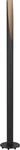BARBOTTO Stehleuchte Stehlampe Lampe - H136,5 x &Oslash;6 cm - schwarz, braun - 1X4,5W