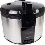 Cuckoo Reiskocher 4.60l SR-4600 antihaft Edelstahlgeh&auml;use - Schwarz/Silber