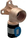 Geberit FlowFit Anschlusswinkel 90&deg;: Werkstoff=Bleifreier Rotguss, d=20mm,