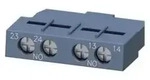 Siemens 3RV29011F Hilfsschalter querliegend 2S Schraub. S00/S0