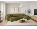 Kaiser M&ouml;bel Ecksofa mit schlaffunktion und bettkasten, Sofa U-form, Couch U-form